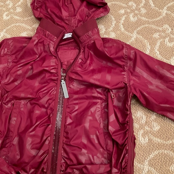 ADIDAS BY STELLA MCCARTNEY
BURGUNY LOGO NYLON ZIP UP HOODIE SIZE XS - Picture 4 of 4